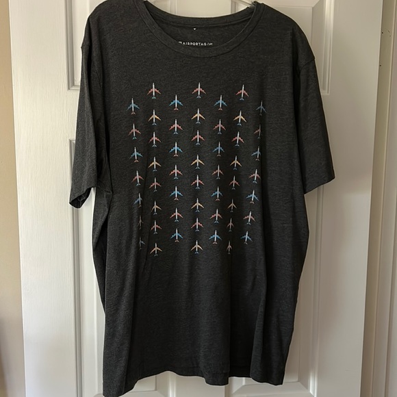 airportag Tops - Plane Silhouettes t-shirt 2X Airportag